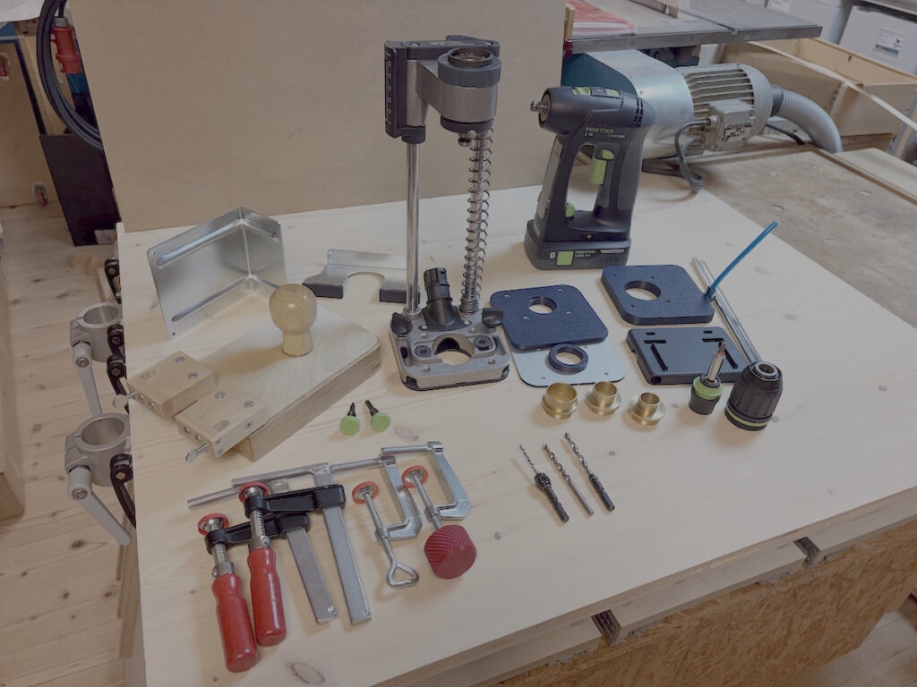 Festool MB 40 Mobieler Borvorsatz mit Zubehör