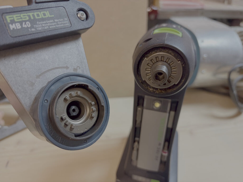 Festool MB 40 FastFix Schnitstelle