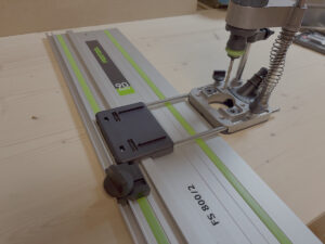 Festool MB 40 auf der Führungsschine