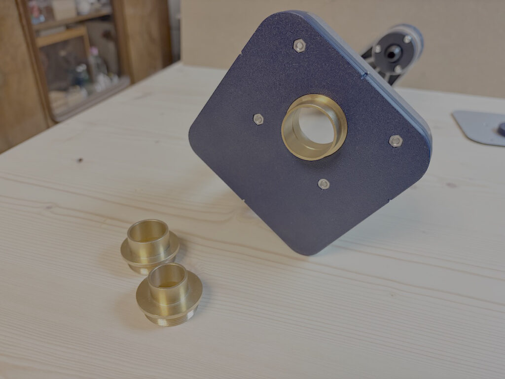 Festool MB 40 Kopierringe in 3D Druck Adapter Platte