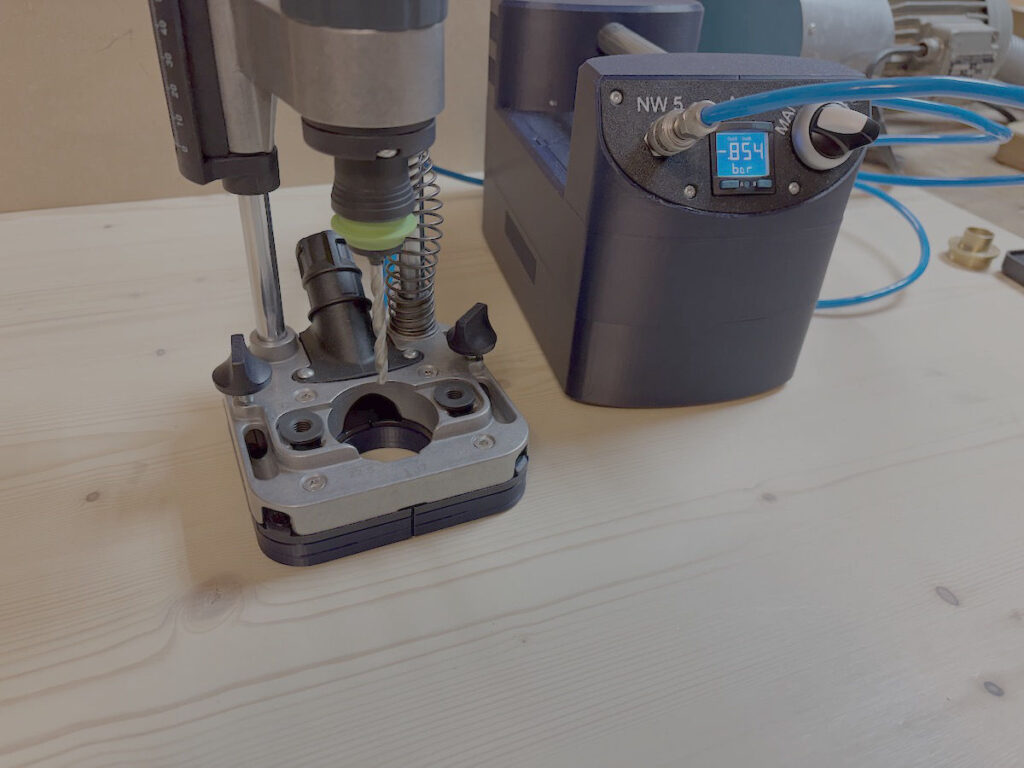 Festool MB 40 mit Vakuumplatte und Punpe